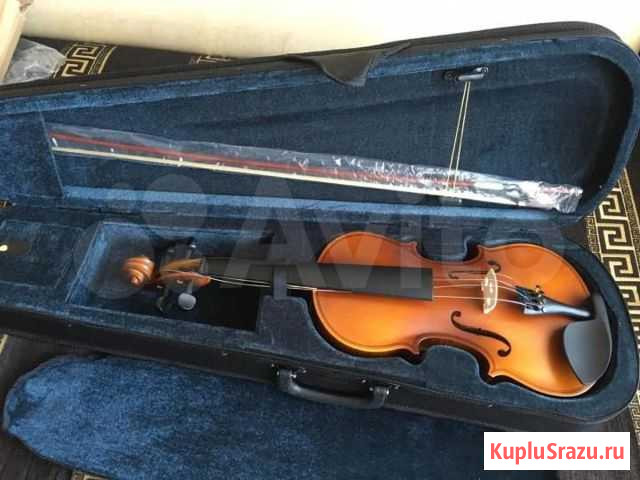 Скрипка mavis 3/4 кейс + смычок+ Волгоград - изображение 1