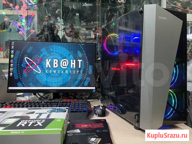 Новый игровой компьютер Неоновый демон гар 3 год Магнитогорск - изображение 1