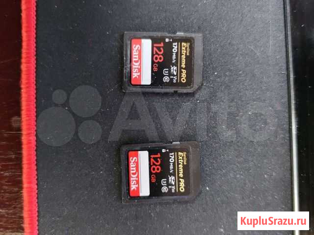Карта памяти SanDisk Extreme Pro 128 Гб 170 Mb/s Санкт-Петербург - изображение 1