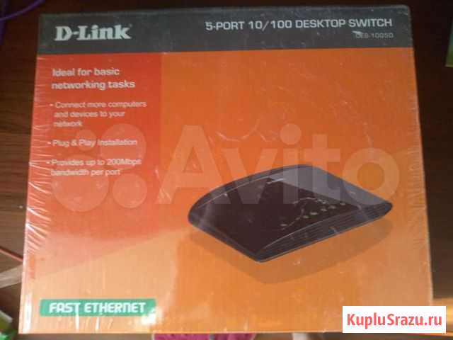 Коммутатор 5-Port 10/100Desktor switch Бокино - изображение 1