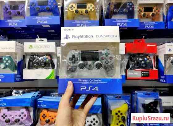 Dualshock 4 v2 геймпад / джойстик PS4 Crystal Whit Омск