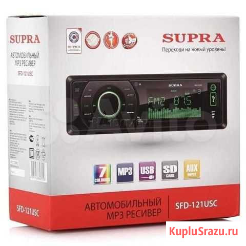 Автомагнитола Supra SFD-121USC (новая) Воронеж - изображение 1