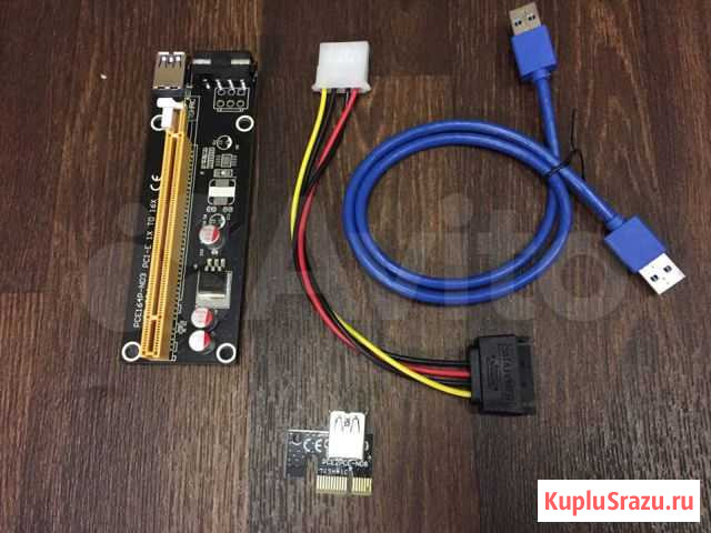 Райзер Riser USB-райзер PCI-E satа Казань - изображение 1