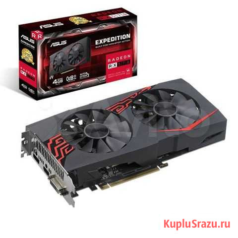 Видеокарта rx570 от asus Казань - изображение 1