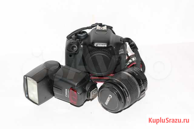 Canon 600D kit + вспышка Новосибирск - изображение 1