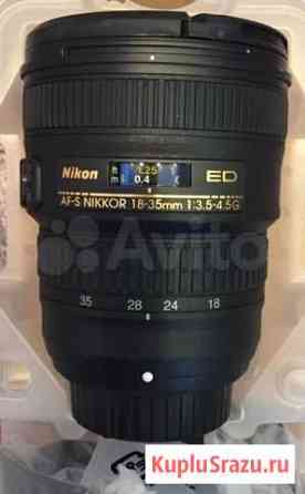 Nikon AF-S nikkor 18-35mm f/3.5-4.5G ED Новый Челябинск