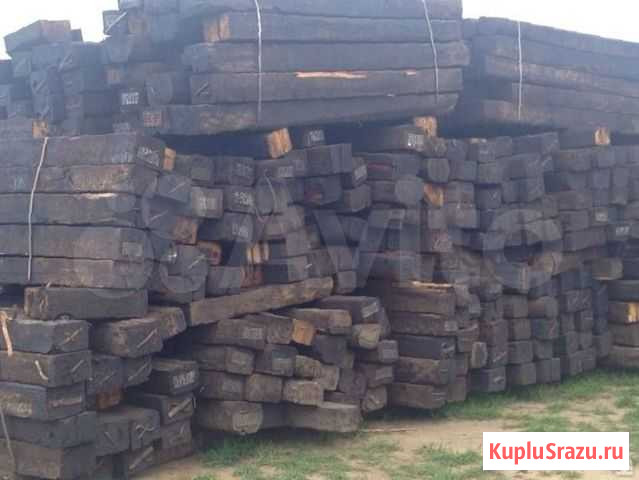 Продам шпалы хорошие деревянные длина 2-75 Сибай - изображение 1