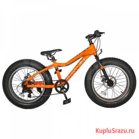 Велосипед 20д. TechTeam FAT-bike Garet черный Волжский - изображение 1