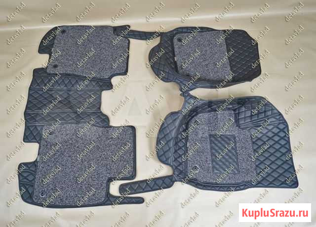 Коврики 3D в салон 2 слойные Fit 14-19г. черные Владивосток - изображение 1