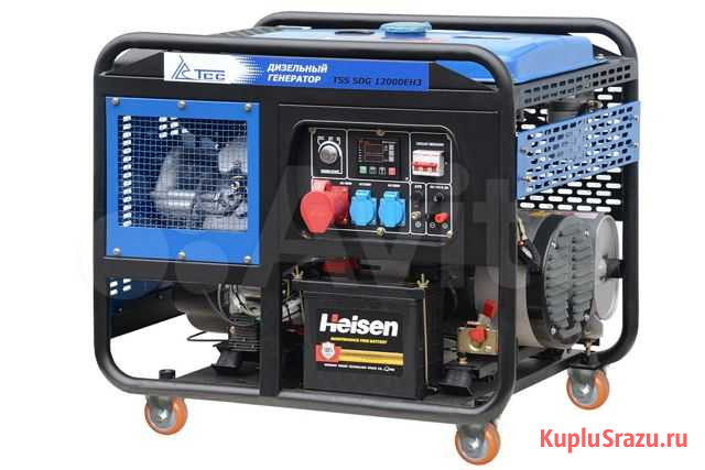 Дизель генератор TSS SDG 12000EH3A 11,5кВт 380В Челябинск - изображение 1
