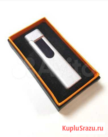 Зажигалка USB сенсорная Серебро Казань - изображение 1