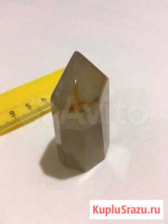 Коллекционный кристалл светло-желтого Сердолика Подольск - изображение 1