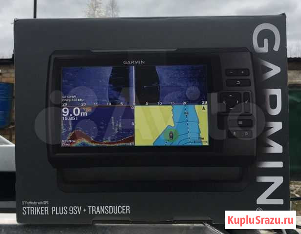 Garmin Striker Plus 9sv с трансдьюсером GT52 Оханск - изображение 1