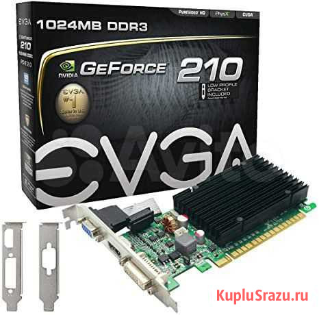 Видеокарта GeForce gt210 1gb Скопин - изображение 1