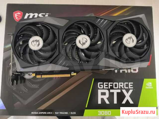 Видеокарта MSI RTX 3080 gaming X trio 10G Саратов - изображение 1