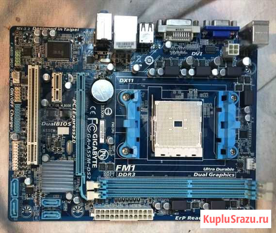 Gigabyte ga a55m+AMD Athlon II X4 641+4Gb DDR3 Пятигорск - изображение 1