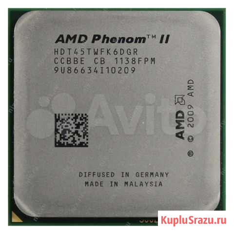 Продам phenom x6 1055t 95w Омск - изображение 1