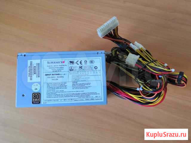Блок питания Supermicro PWS-502-PQ ATX 500W 24-PIN Иркутск - изображение 1