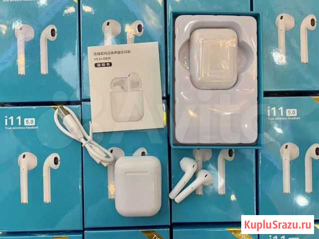 Беспроводные наушники airpods i11 Улан-Удэ - изображение 1