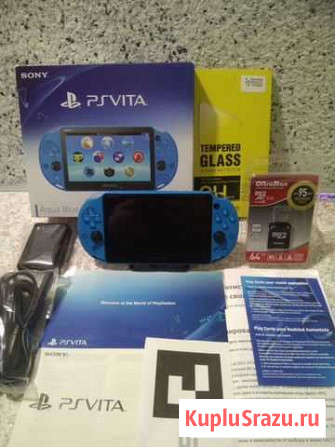 Vita slim blue сн6005480, hen3.65, 64gb новая Сергиев Посад - изображение 1