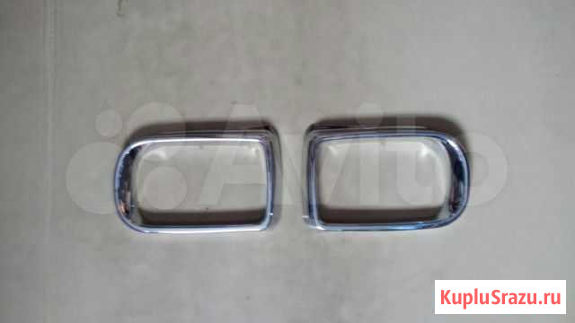 Рамки хром на зеркала (лапух) бмв Е39 Санкт-Петербург - изображение 1
