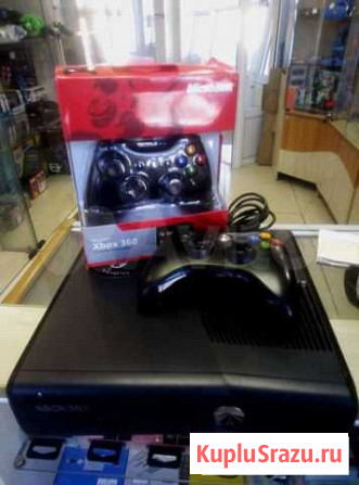 Xbox 360, 250 gb + 2 джоя + 18 игр Петропавловск-Камчатский - изображение 1