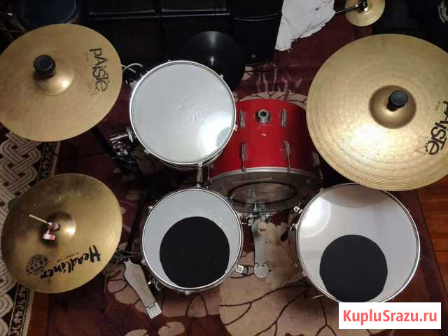 Барабаны.Ударная установка и тренажёр для начинающ Апрелевка - изображение 1