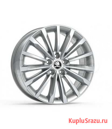 Литой диск R18 skoda kodiaq Москва - изображение 1