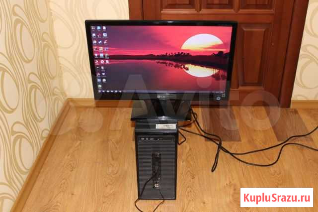 Компьютер в сборе:intel i3 4160 3,6/23 дюй/4Гб озу Оренбург - изображение 1