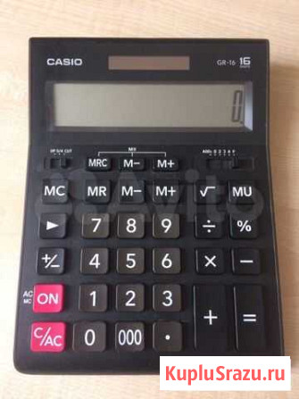 Калькулятор настольный Casio GR-16 Чита - изображение 1