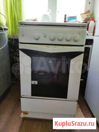 Газовая плита бу Indesit Хабаровск - изображение 1