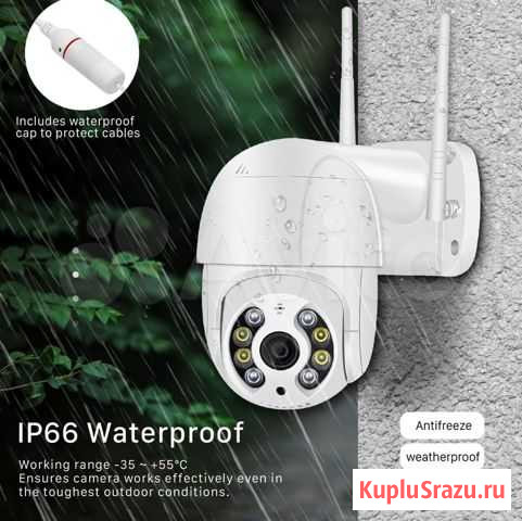 Беспроводная PTZ Wi-Fi IP-камера Ессентуки - изображение 1