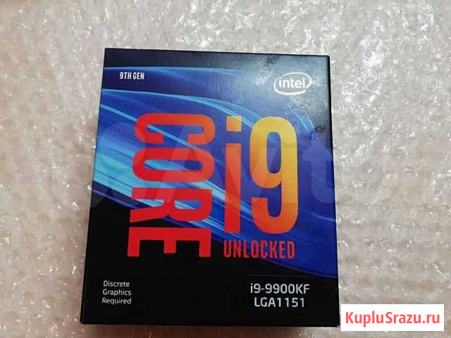 Процессор Intel Core I9-9900KF,Новый на гарантии Липецк - изображение 1