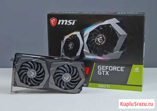 Видеокарта gtx 1660ti gaming x Челябинск - изображение 1