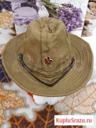 Шляпа солдатская советских времен со звездой Петрозаводск