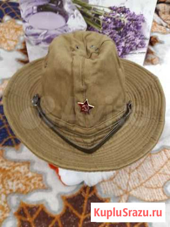 Шляпа солдатская советских времен со звездой Петрозаводск - изображение 1