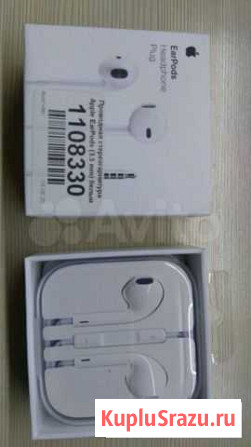 Наушники apple, earpods, 3,5mm Ижевск - изображение 1