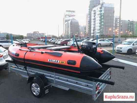 Лодка Solar Jet 420+ мотор Suzuki dt 30 s Новосибирск