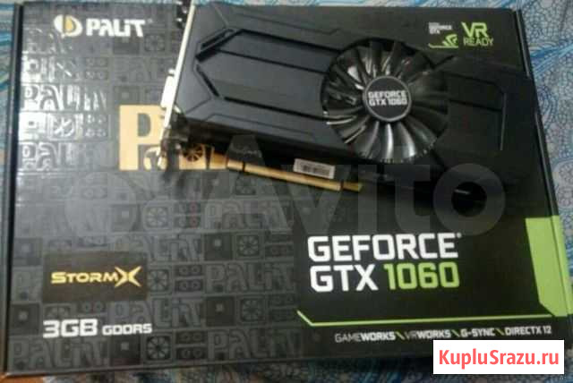 Видеокарта geforce gtx 1060 3Gb Рязань - изображение 1