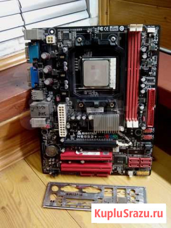 Комплект на AMD (BioStar + Athlon II X2 245) Челябинск - изображение 1