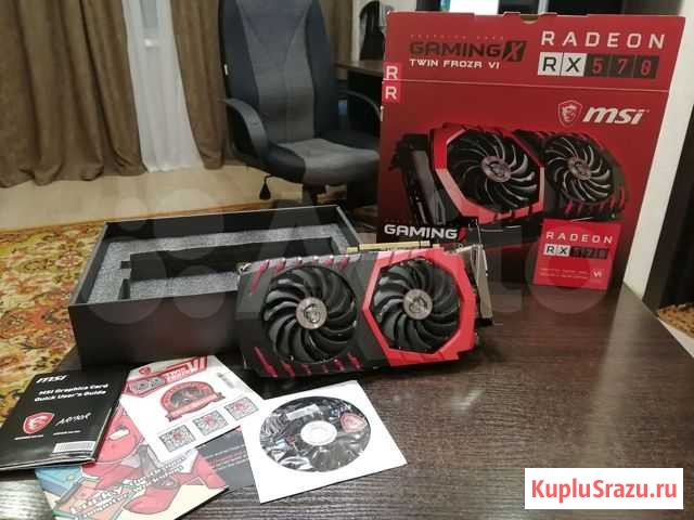 RX 570 MSI Gaming x 4gb Мурманск - изображение 1