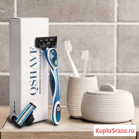 Станок для бритья Qshave (+ 2 кассеты) Тольятти - изображение 1