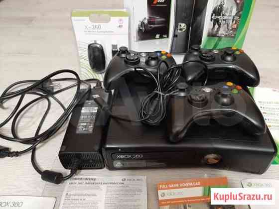 X-box 360 slim freeboot в отличном состоянии + Саратов