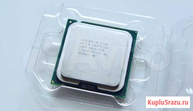 Процессор двухядерный core2duo e7300 для 775 сокет Омск - изображение 1