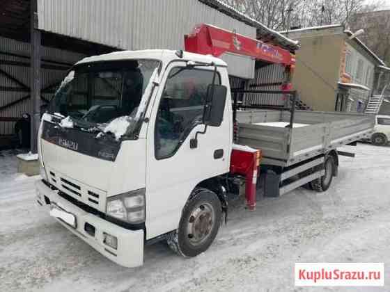 Isuzu NQR 75 2010 кран манипулятор юник Москва