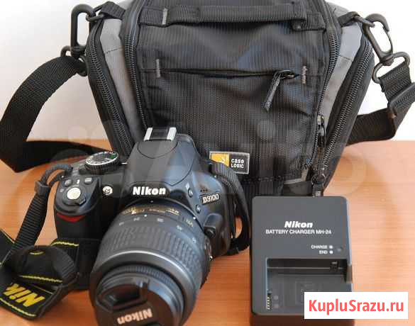 Зеркальная камера Nikon D3100 18-55 Барнаул - изображение 1