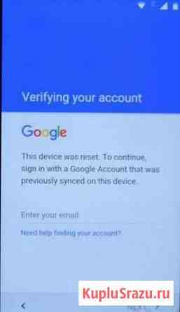 Разблокировка Google Factory Reset Protection Санкт-Петербург