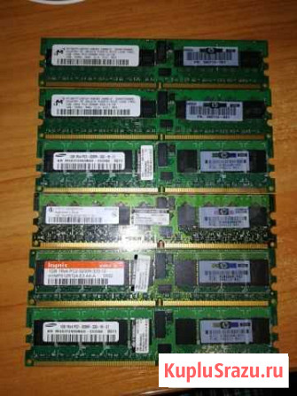 DDR2 400 Registered ECC 1 GB Самара - изображение 1