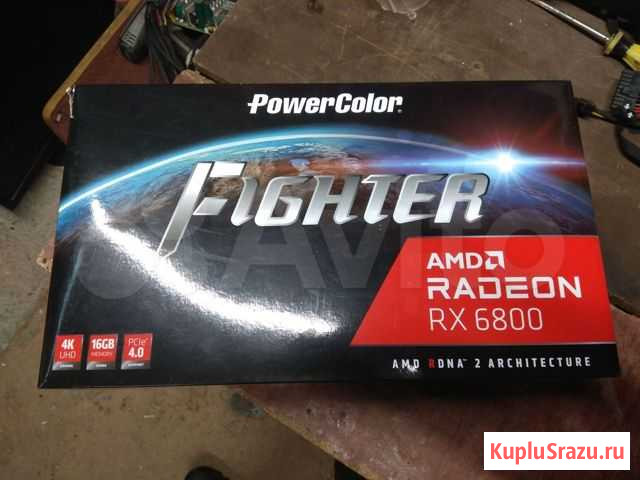 Видеокарта PowerColor AMD Radeon RX 6800 Fighter Краснодар - изображение 1