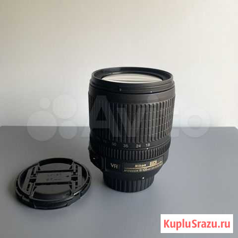 Объектив Nikon 18-105mm 3.5-5.6G ED VR Челябинск - изображение 1
